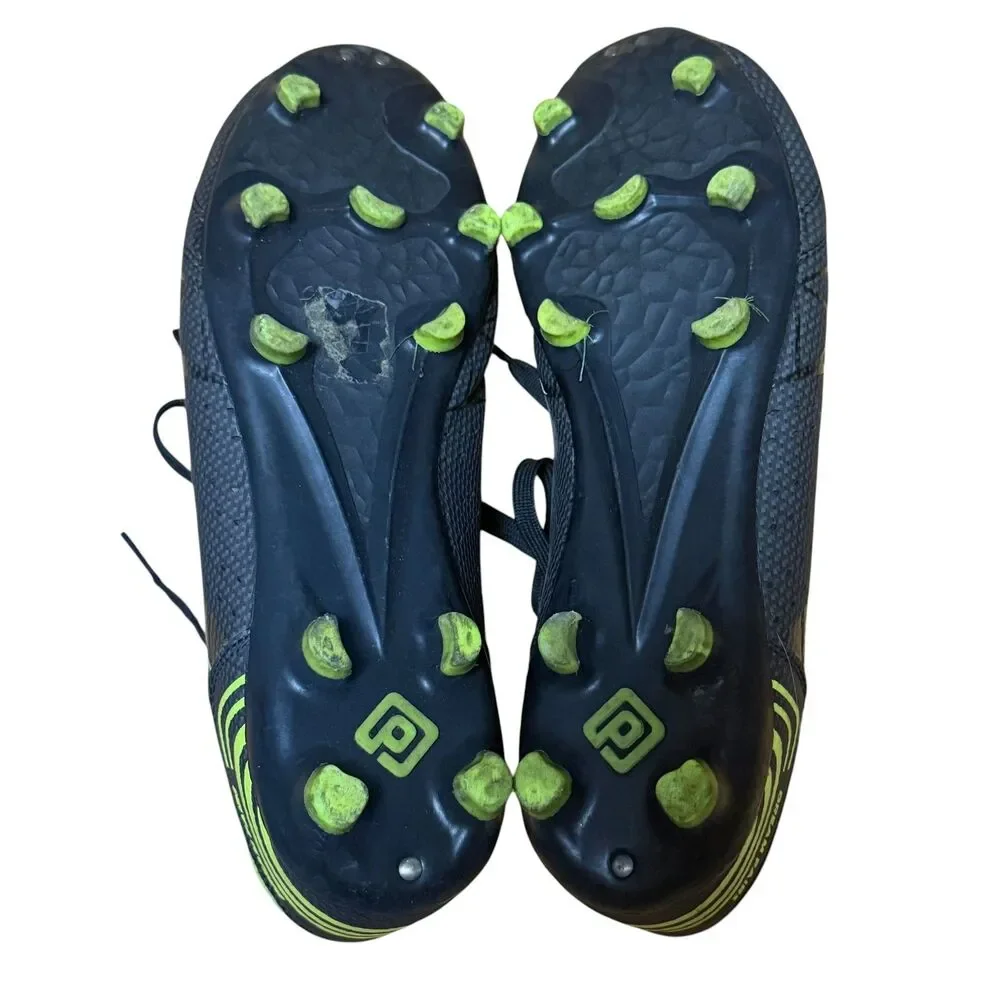 Dream Pairs Black Neon Green Men Shoes Size 8 Cleats